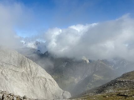 Photo de Norbert Herbig le long du parcours