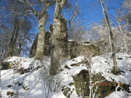 Ruine im Winter