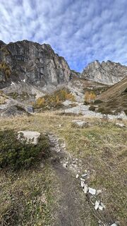 Foto de Julia Ploner a lo largo del recorrido