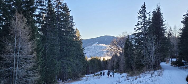 Foto von Nicky entlang der Tour