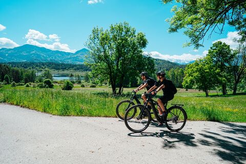 Radfahrer auf Tour