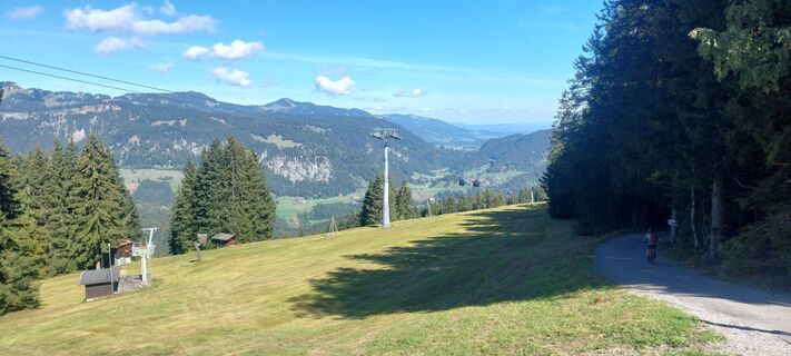 Photo de Anton Gresser le long du parcours