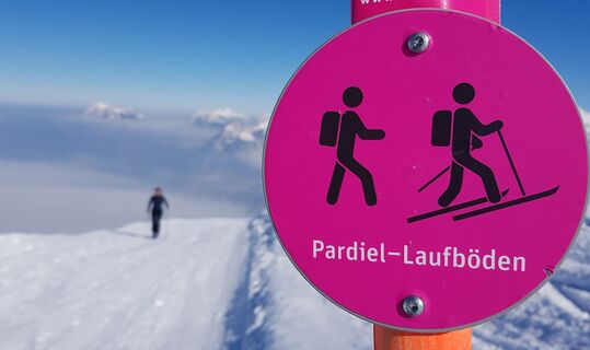 Winterwandeg Pardiel-Laufböden