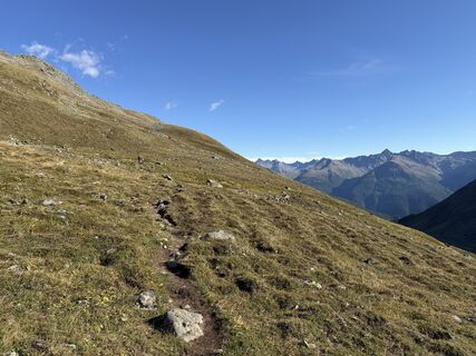Photo de Christoph Huhn le long du parcours