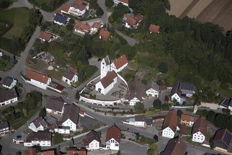 Luftbild von Ostrach