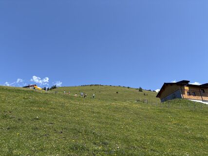 Photo de Heinz Sperl le long du parcours
