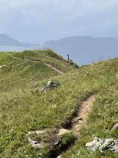 Foto de Erik Ganz a lo largo del recorrido