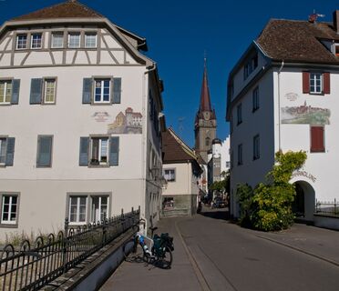 Radolfzell Blick auf die Kirche