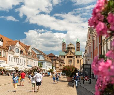 Fußgängerzone Maximilianstraße Speyer