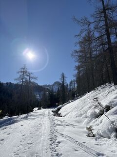 Foto von Heinz Sperl entlang der Tour