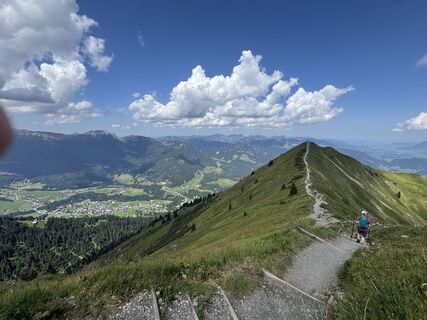 Foto von Mick entlang der Tour