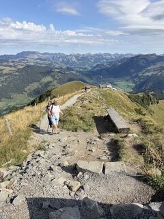 Foto von Astrid entlang der Tour