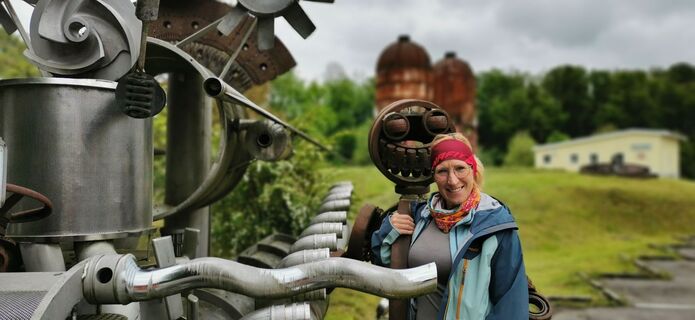 Photo de Klaus Lehner le long du parcours