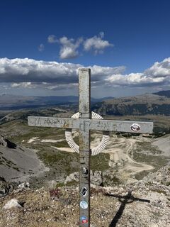 Photo de Matteo Baiocco le long du parcours