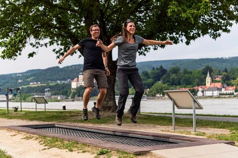 Bewegungspark an der Donaulände in Ybbs
