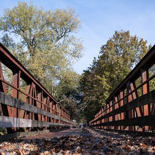 Alte Brücke entlang des Sudewiesen-Wegs