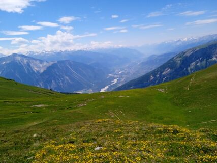 Photo de Fabio Meister le long du parcours