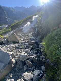 Photo de Simon Grossen le long du parcours