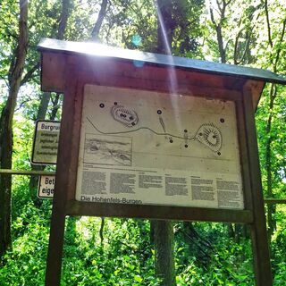 Infotafel Burgruine Hohenfels