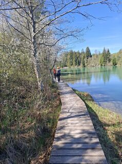Foto von Friedrich Karl Gropengiesser entlang der Tour