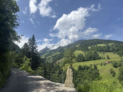 Photo de Matthias Opbacher le long du parcours