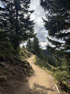 Foto de Lara Zangari a lo largo del recorrido