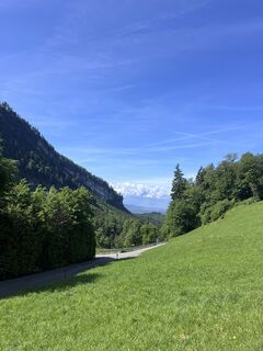 Photo de Maria Metzler le long du parcours