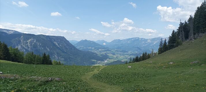 Photo de Cornelia Bruckner-Holzer le long du parcours