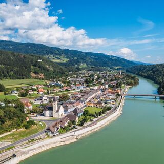 Blick auf Lavamünd