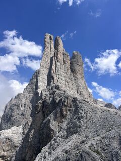 Foto von Alberto Astolfi entlang der Tour