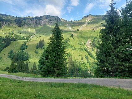 Foto von Erich Martin entlang der Tour