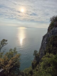 Foto von Angela Hauler entlang der Tour