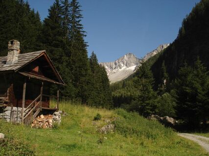 Kurz vor der Schwussner Hütte im Seebachtal