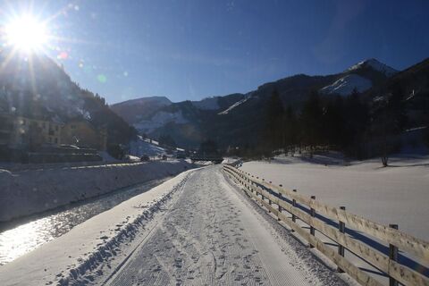 Winterwanderweg Richtung Riesneralm