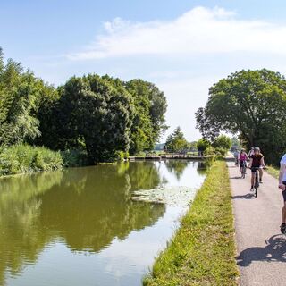 Radweg am Canal du Rhône au Rhin, südlicher Zweig