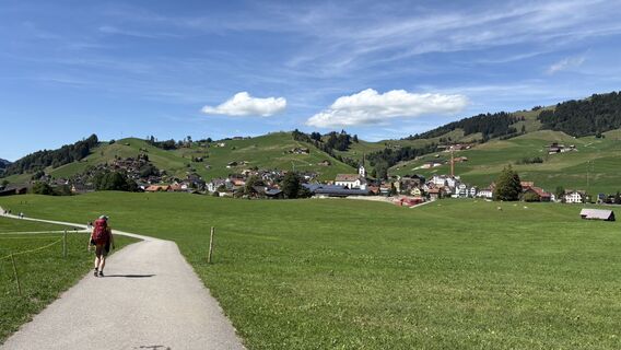 Foto de Johann Püringer a lo largo del recorrido