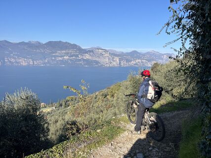 Foto von Stefano “Iddo” entlang der Tour