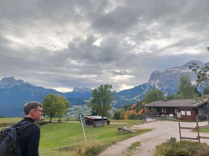 Foto von Birgitte Østergaard Snejbjerg entlang der Tour