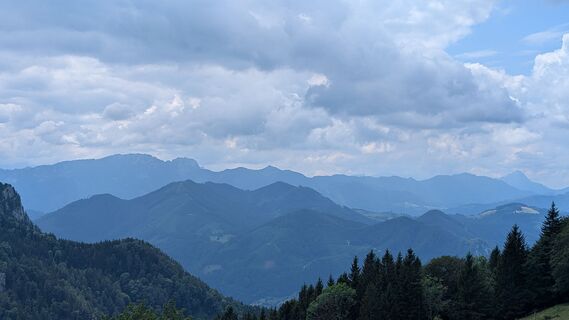 Foto von Klaus Lehner entlang der Tour