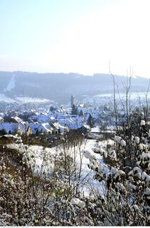 Blick auf das Schmallenberger Winterlandschaft.