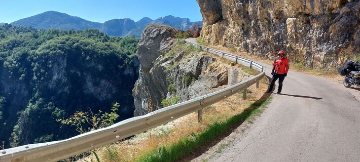Foto von Andreas Heyder entlang der Tour