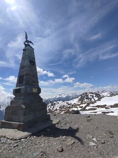 Photo de Miriam Laganella le long du parcours