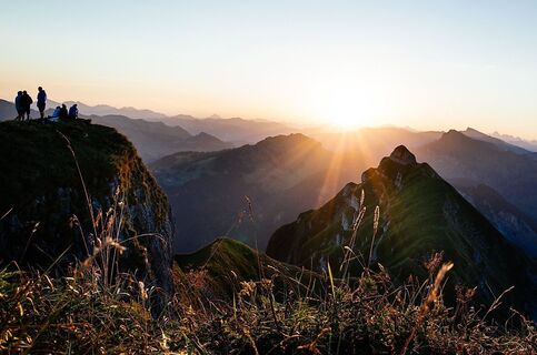 Sonnenuntergang am Diedamskopf