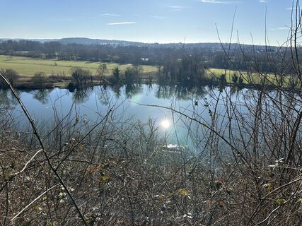Foto de Marc Bieler a lo largo del recorrido