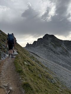 Foto von Egon Dullinger entlang der Tour