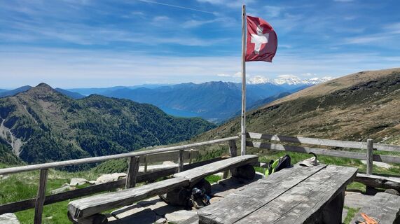 Foto von Sergio Fontana entlang der Tour