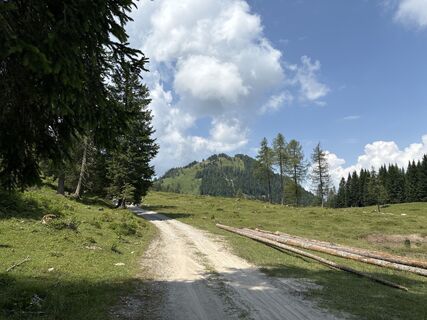 Foto von Heinz Sperl entlang der Tour