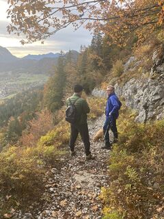 Photo de Stefanie Seum le long du parcours