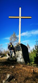 Foto de Klaus Lehner a lo largo del recorrido