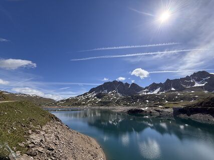 Photo de Mauro Stefanoni le long du parcours